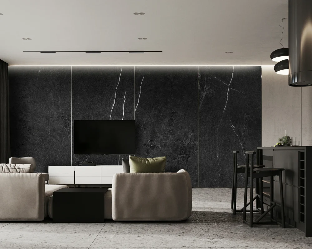 การวางแพทเทิร์นผนังหิน